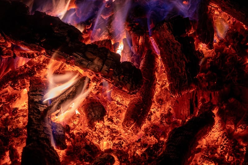 Campfire in the Desert